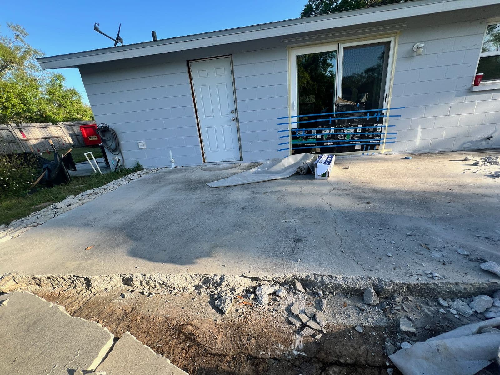 Concrete Removal 1 Before