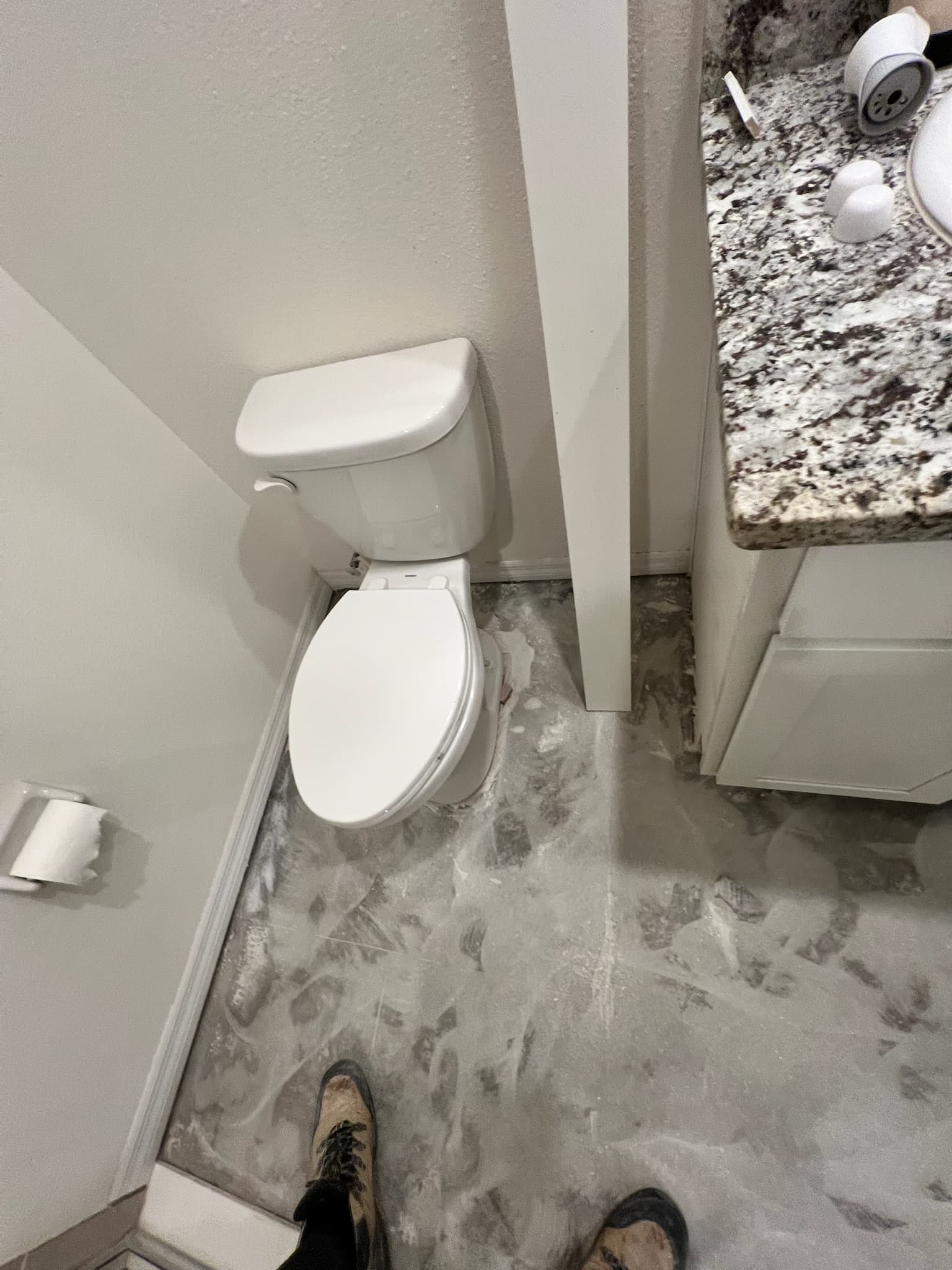 Kitchen and bathroom demo